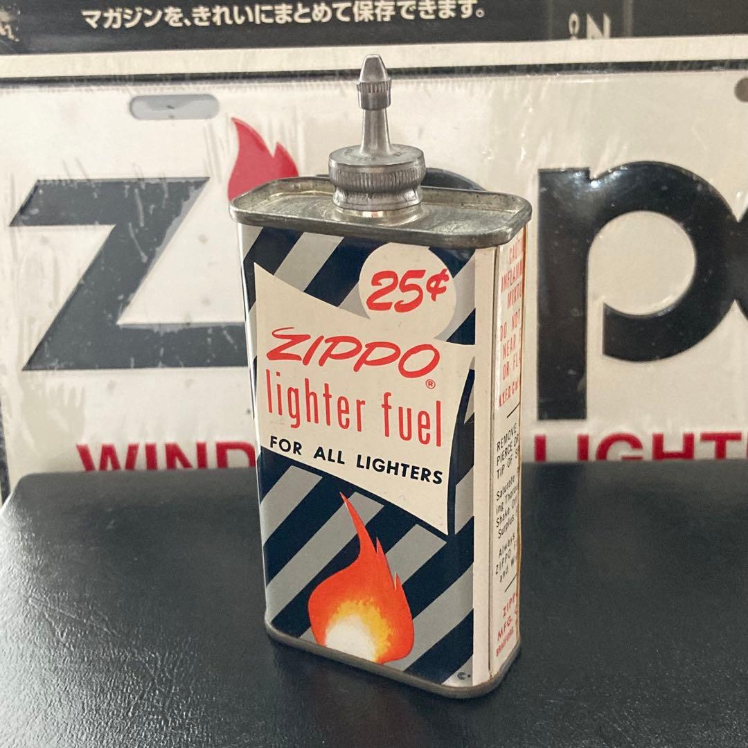 希少品ビンテージzippo 1957-63 lighter fluid オイル缶