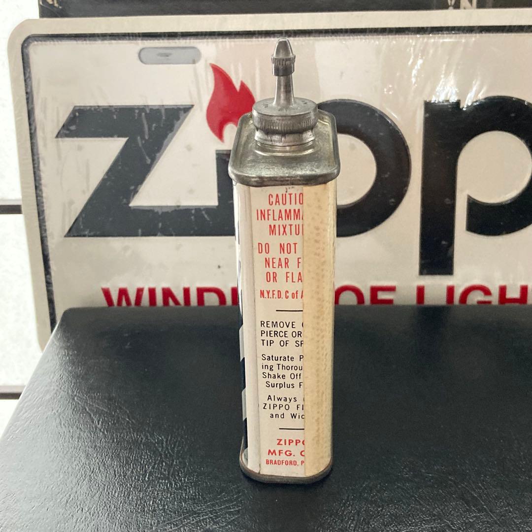 希少品ビンテージzippo 1957-63 lighter fluid オイル缶