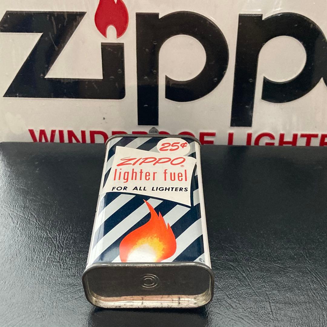 希少品ビンテージzippo 1957-63 lighter fluid オイル缶