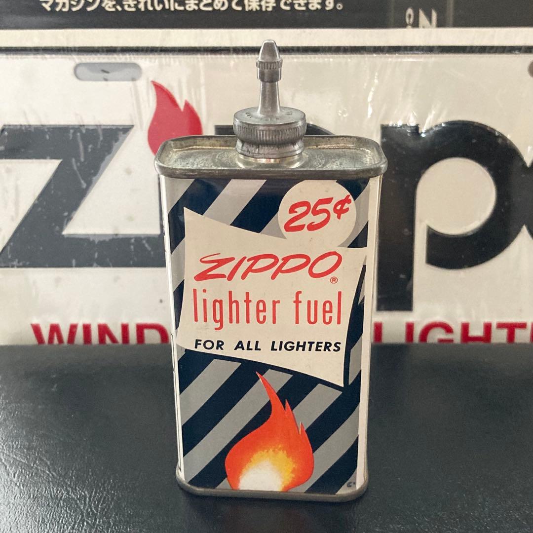 希少品ビンテージzippo 1957-63 lighter fluid オイル缶