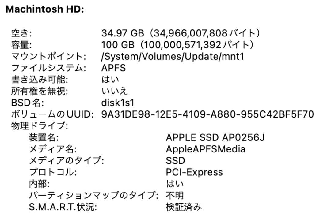Apple MacBook 12インチ ゴールド（intel core m3）