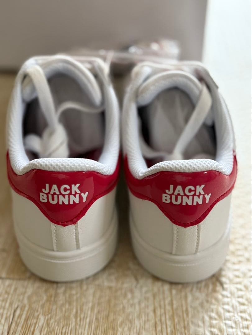 JACK BUNNY スニーカー ホワイト/レッド