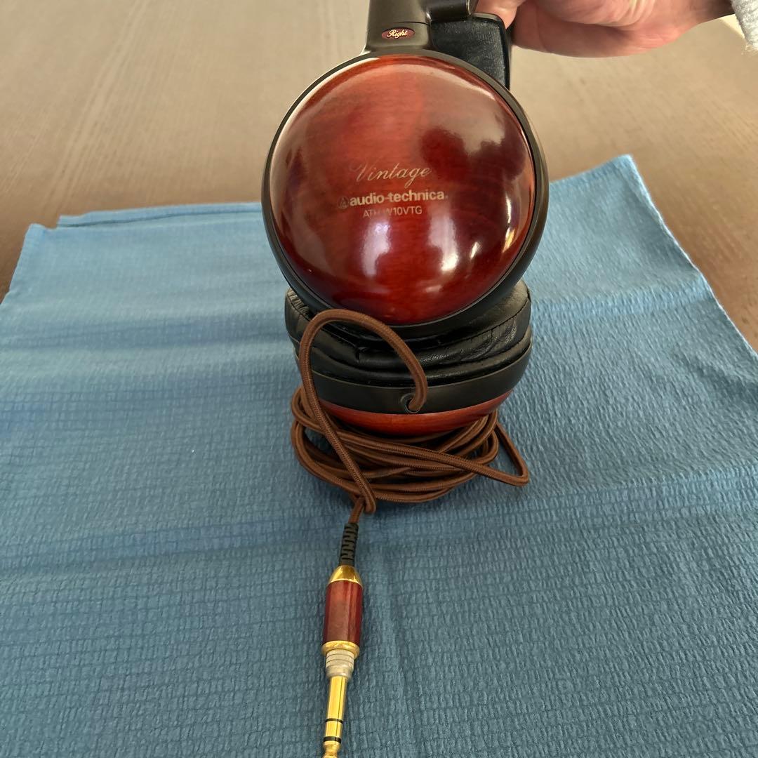 最終値下げaudio-technicaATH-w10VTG飛騨高山高級ヘッドホン