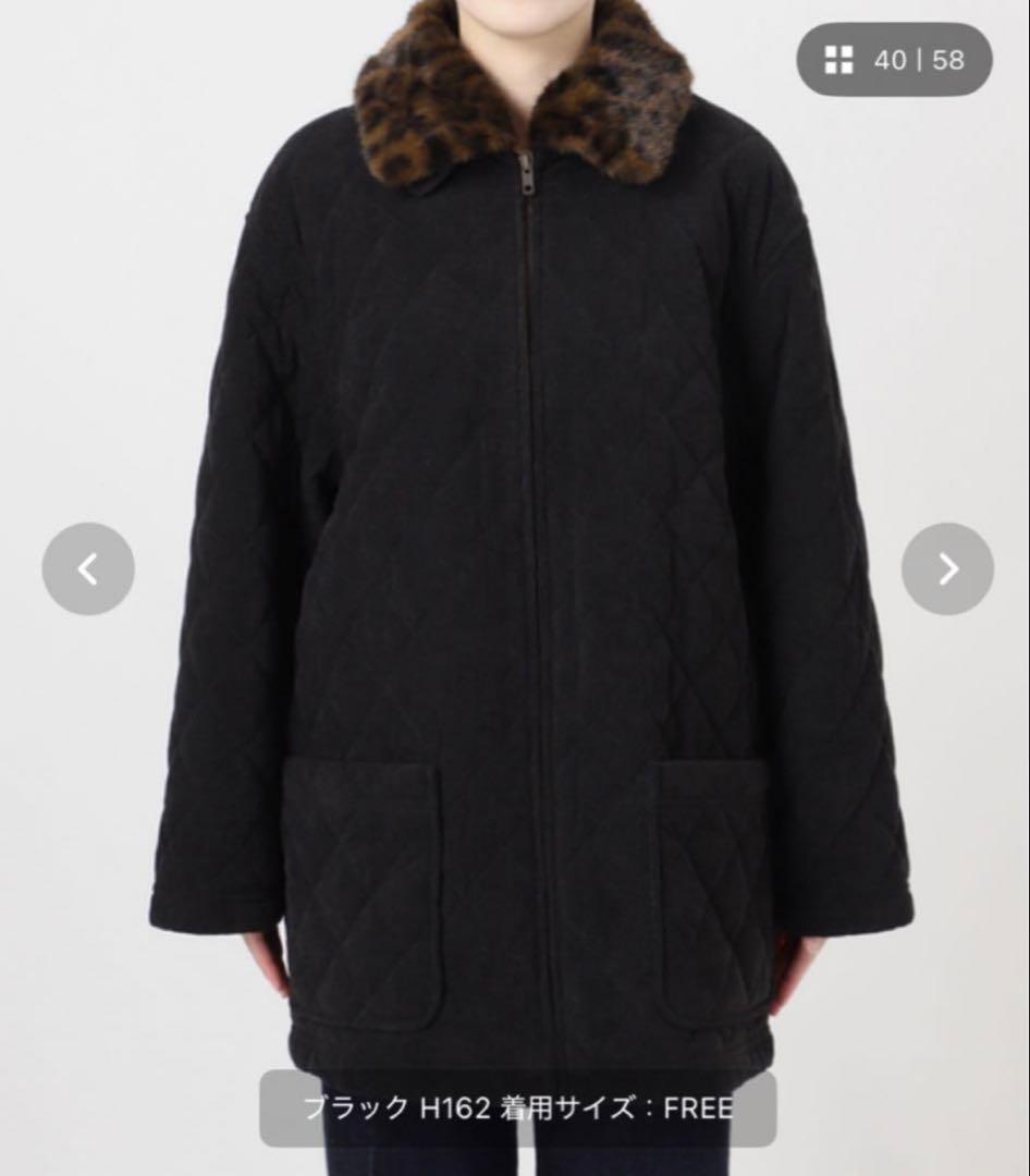 B.C STOCK 【ZOZO限定】ファー襟中綿ジャケット