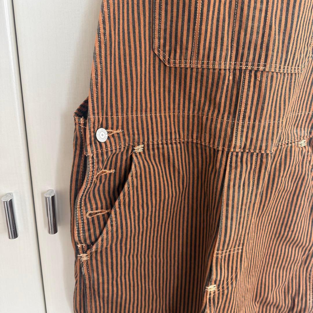 【美品】 Levi's Red ストライプオーバーオール