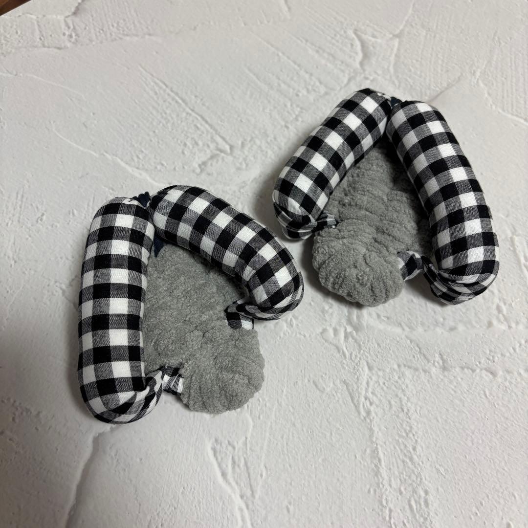 【momo出品】ふわもこ足半2、ガッチリ足半1