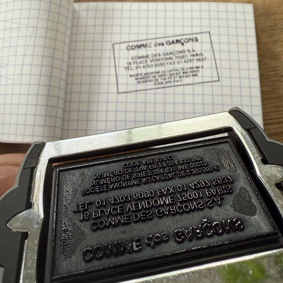 K*A様 珍品　コムデギャルソンの事務スタンプ