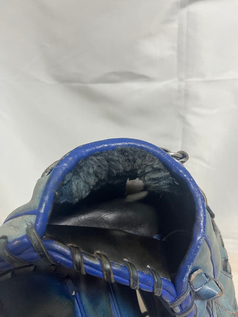 ZETT プロステイタス 硬式 オーダーグラブ 投手用 日本製 刺繍有 ブルー