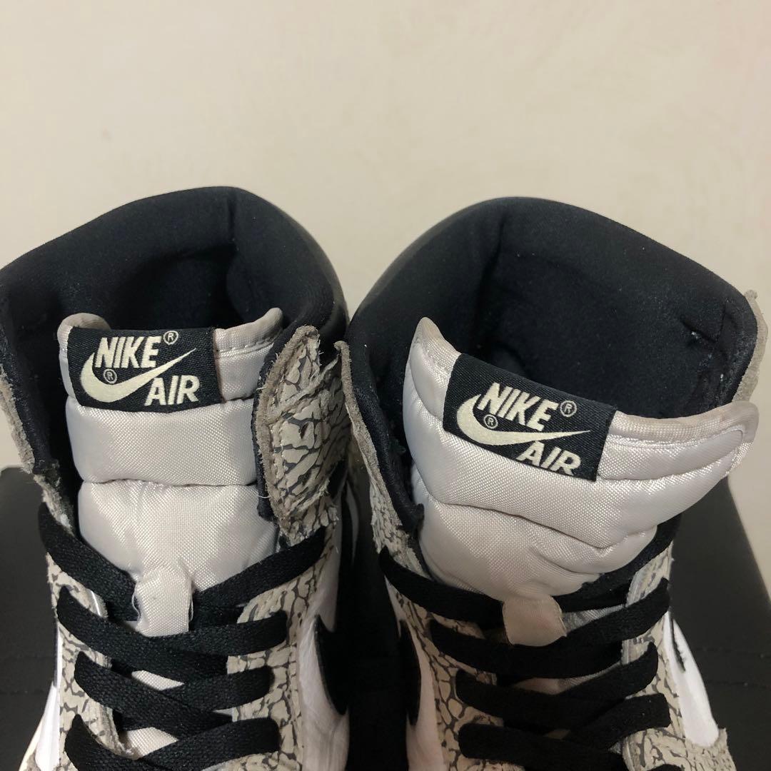 NIKE ナイキ エアジョーダン 1 レトロ ハイ OG ホワイト　セメント