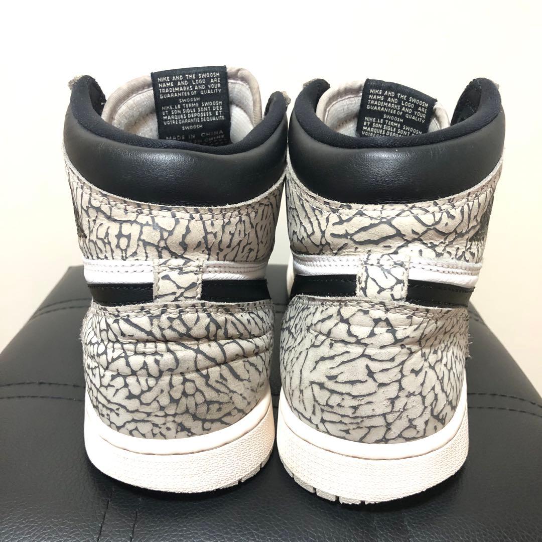 NIKE ナイキ エアジョーダン 1 レトロ ハイ OG ホワイト　セメント