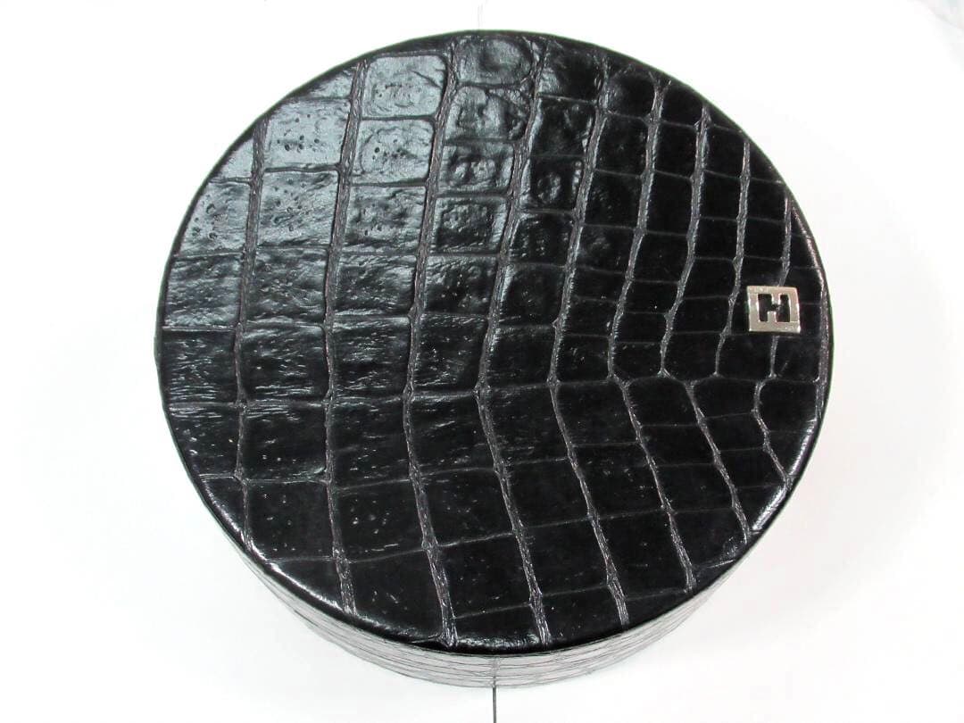 FENDI フェンディ Casa フェンディ ブラック レザー ボックス カーサ