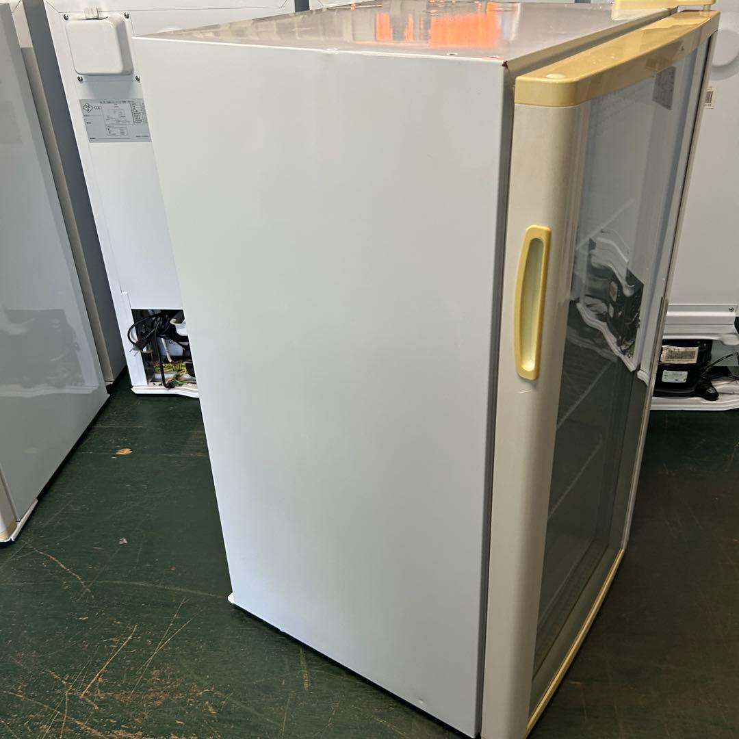 113 業務用 冷蔵ショーケース オフィスコンビニ XW-105 左右開き 小型