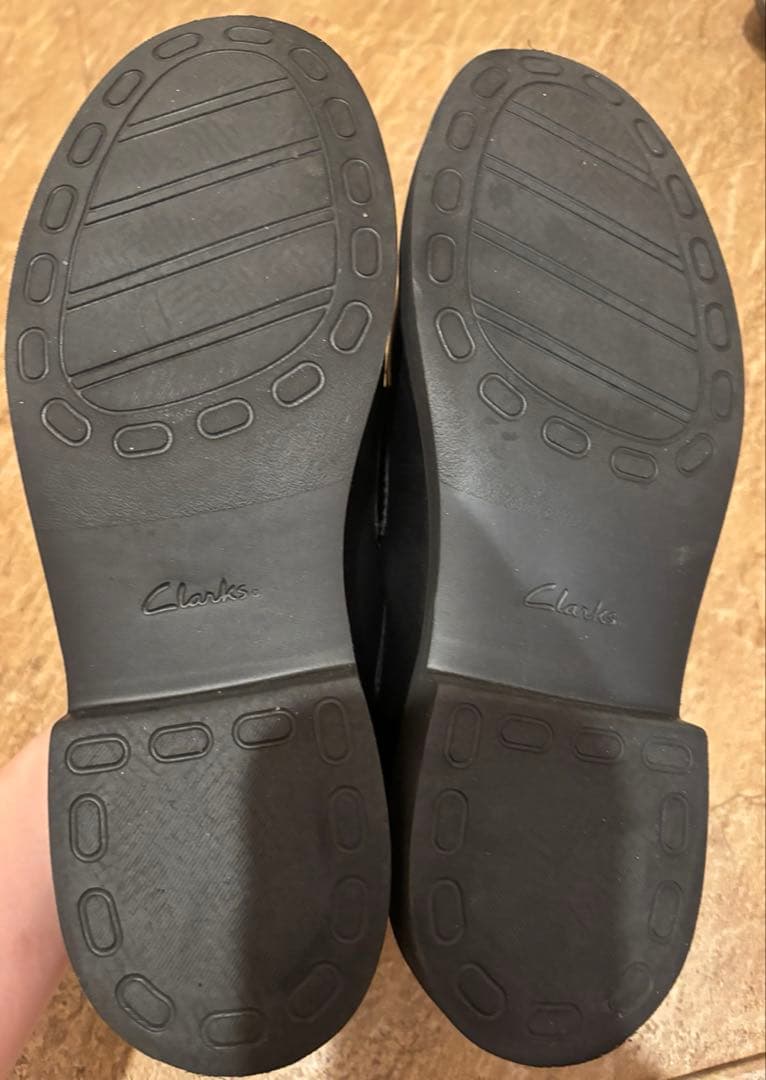 【Clarks】スプレンドエッジ （ブラックレザー）25.0