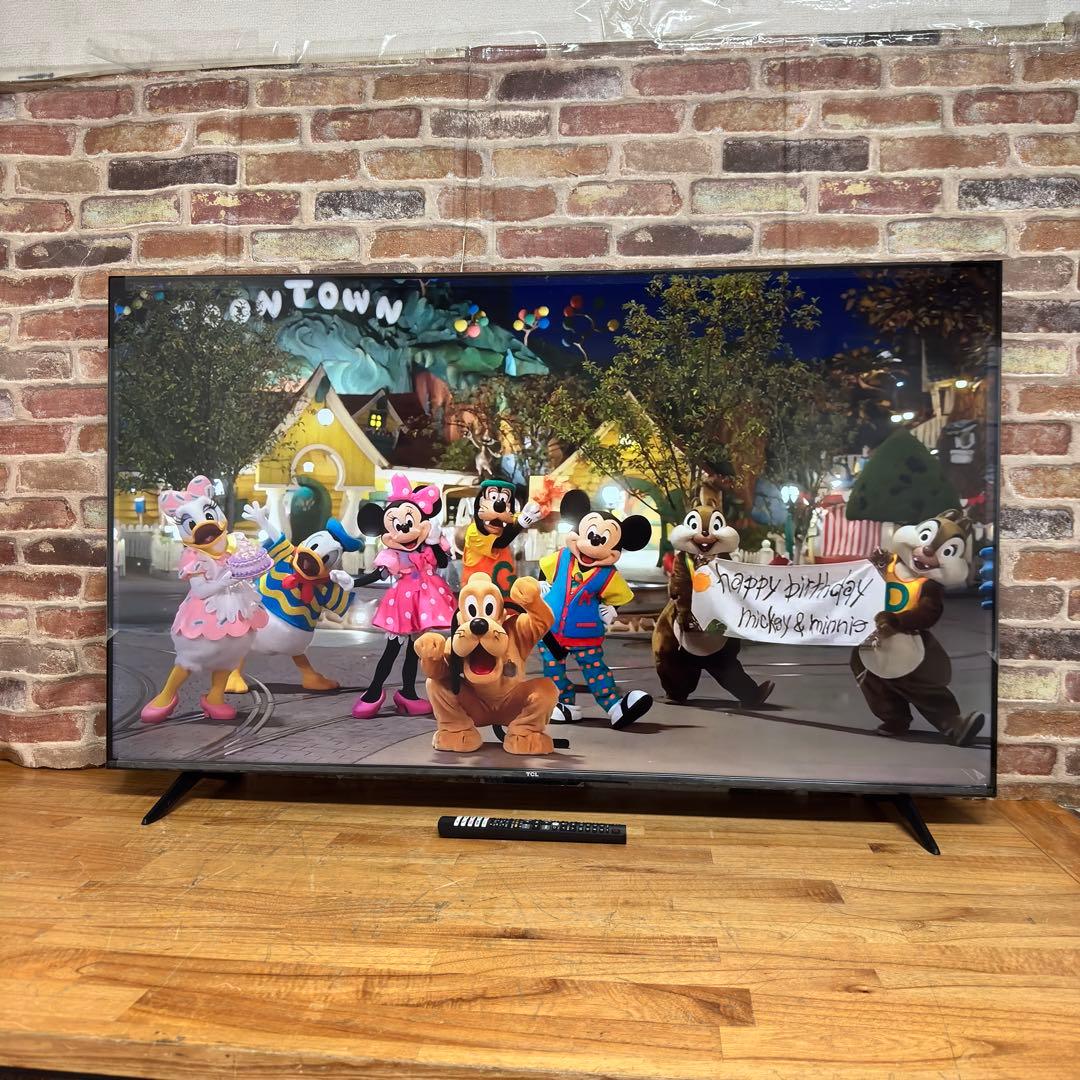 2025年製！ TCL 55V型 4K 液晶テレビ 55P61K 動画アプリ搭載