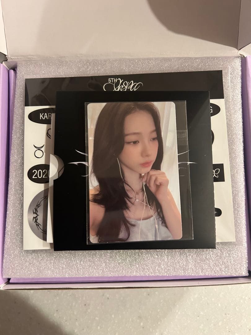 aespa 5周年 MD Bluetooth スピーカー カリナ トレカ付き