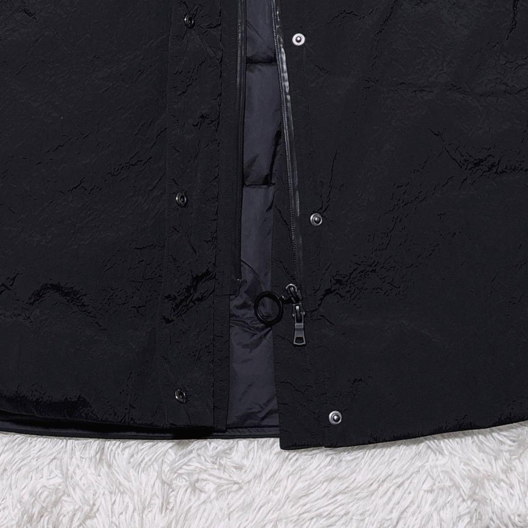 セブンティ【42】ダックダウンジャケット コート 黒 ブラック