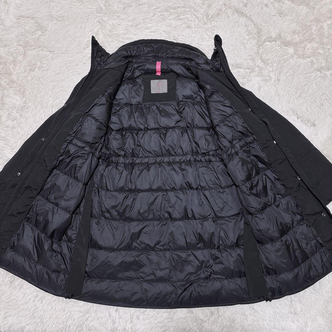 セブンティ【42】ダックダウンジャケット コート 黒 ブラック