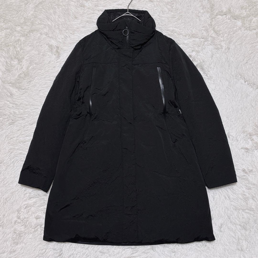 セブンティ【42】ダックダウンジャケット コート 黒 ブラック