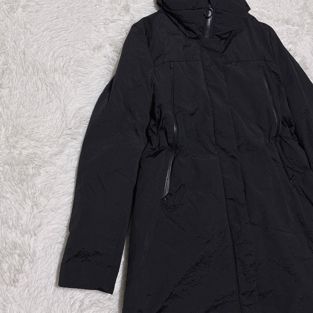 セブンティ【42】ダックダウンジャケット コート 黒 ブラック