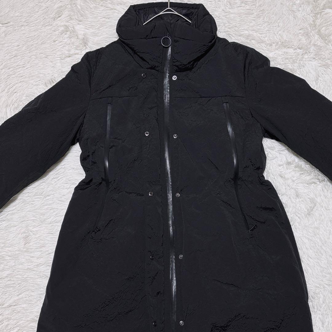 セブンティ【42】ダックダウンジャケット コート 黒 ブラック