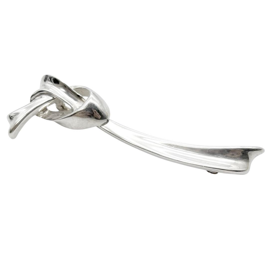 ティファニー リボンブローチ シルバー925