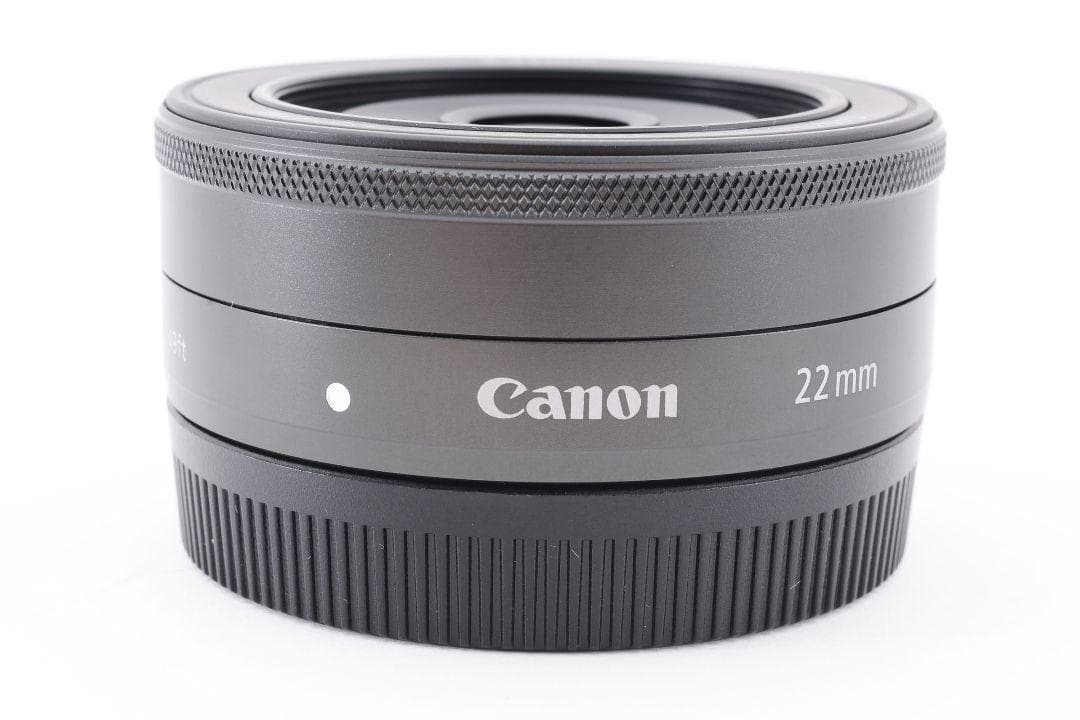 【ほぼ新品】Canon EF-M 22mm F2 STM グラファイト