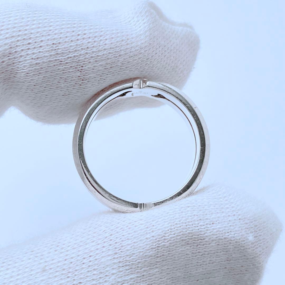 グッチ GUCCI 925 ノット リング 指輪 シルバー メンズ OT582