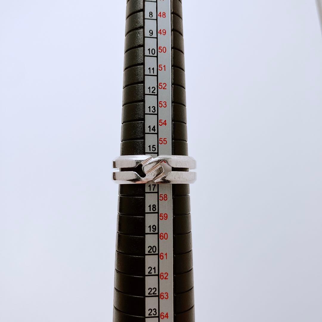 グッチ GUCCI 925 ノット リング 指輪 シルバー メンズ OT582