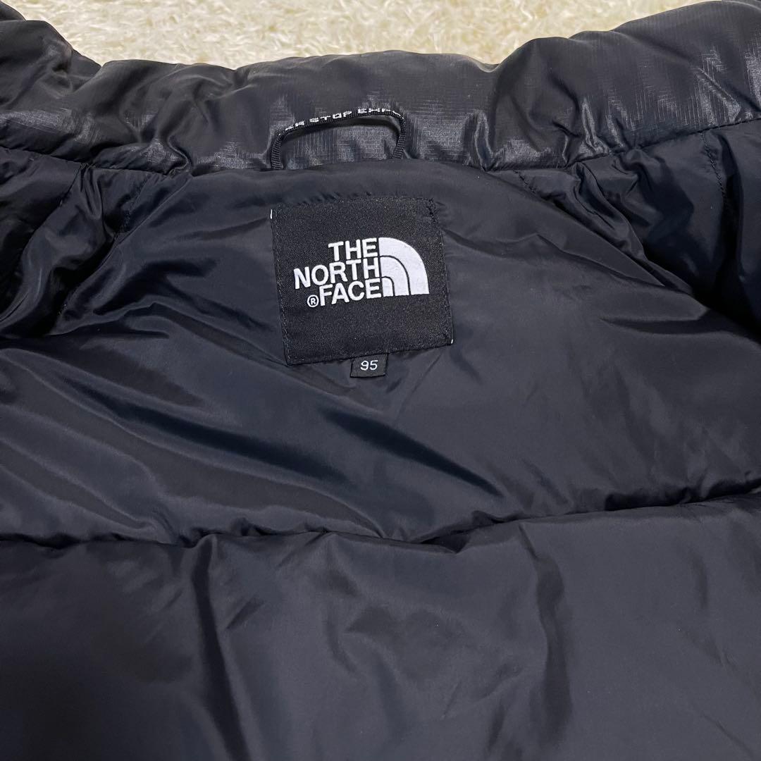 ノースフェイス　ダウンベスト　700フィル　レディースXL　95ブラック黒　古着