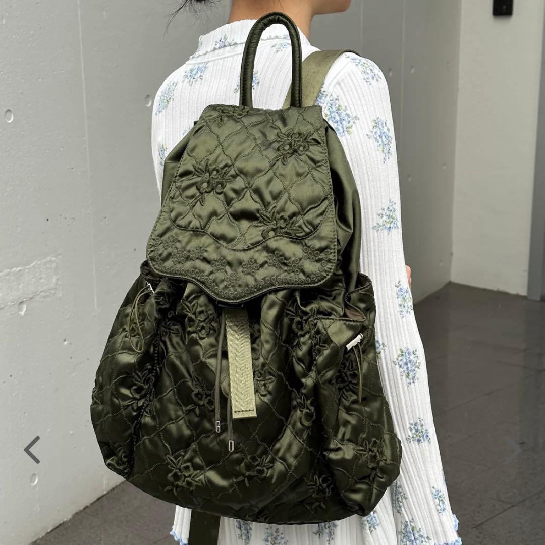 POPPY あさぎーにょ POINTE BACKPACK カーキ リュック