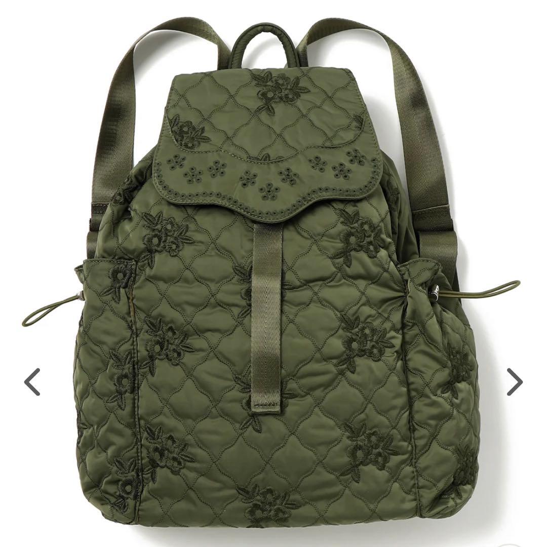 POPPY あさぎーにょ POINTE BACKPACK カーキ リュック