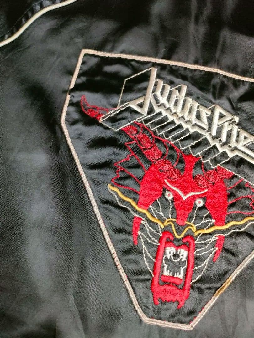 極希少　80s　Judas Priest ツアーサテンジャケット ROADIE製
