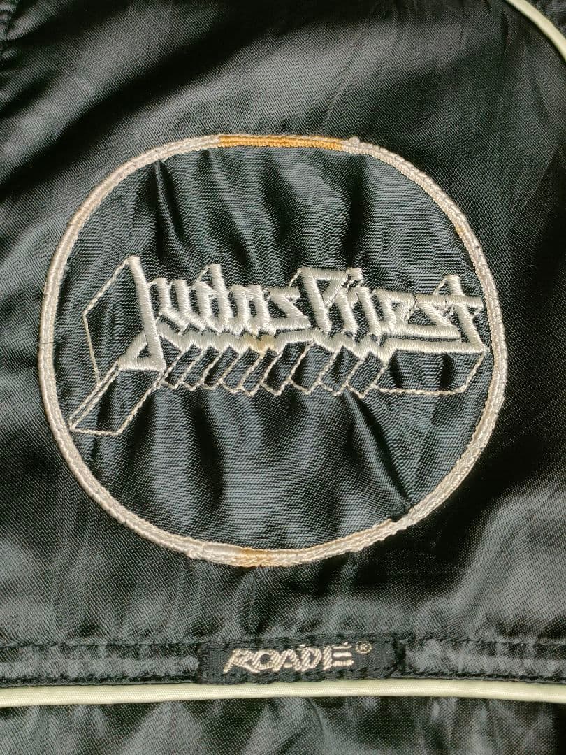 極希少　80s　Judas Priest ツアーサテンジャケット ROADIE製