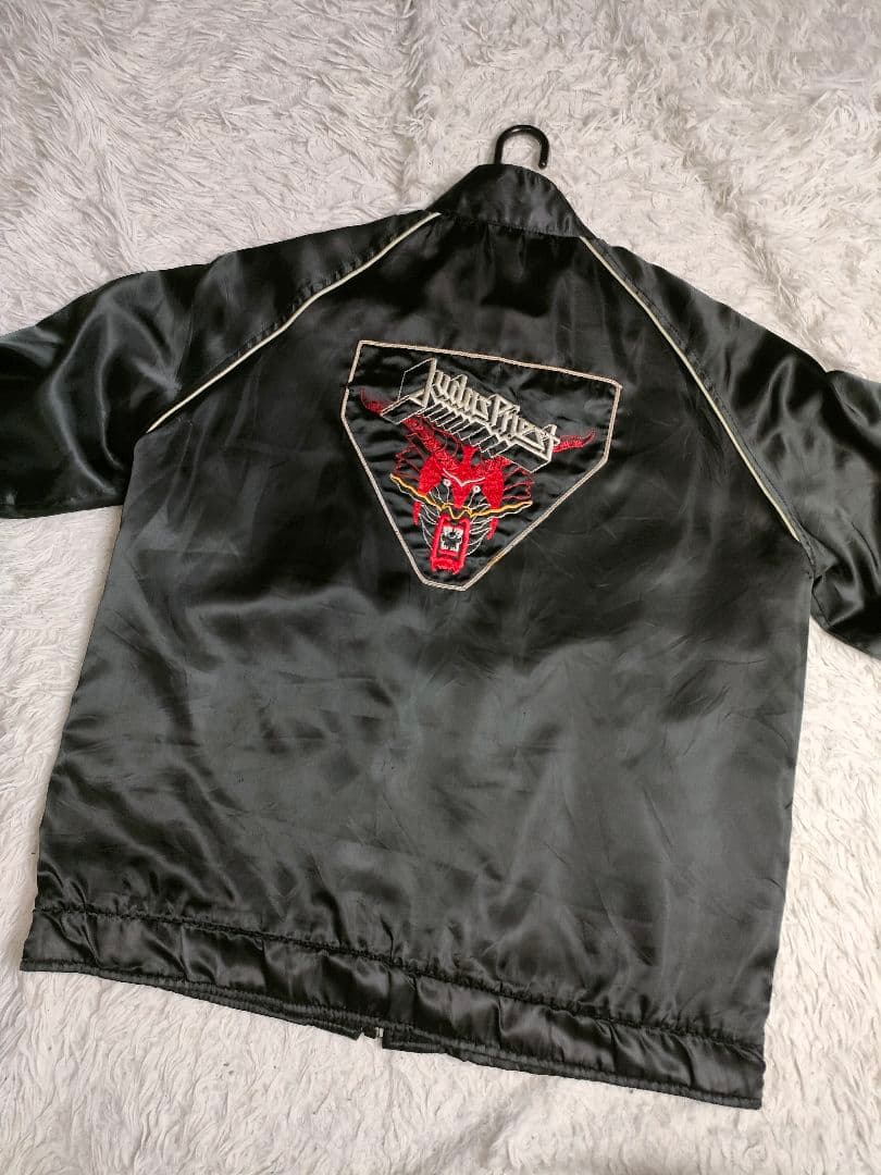 極希少　80s　Judas Priest ツアーサテンジャケット ROADIE製