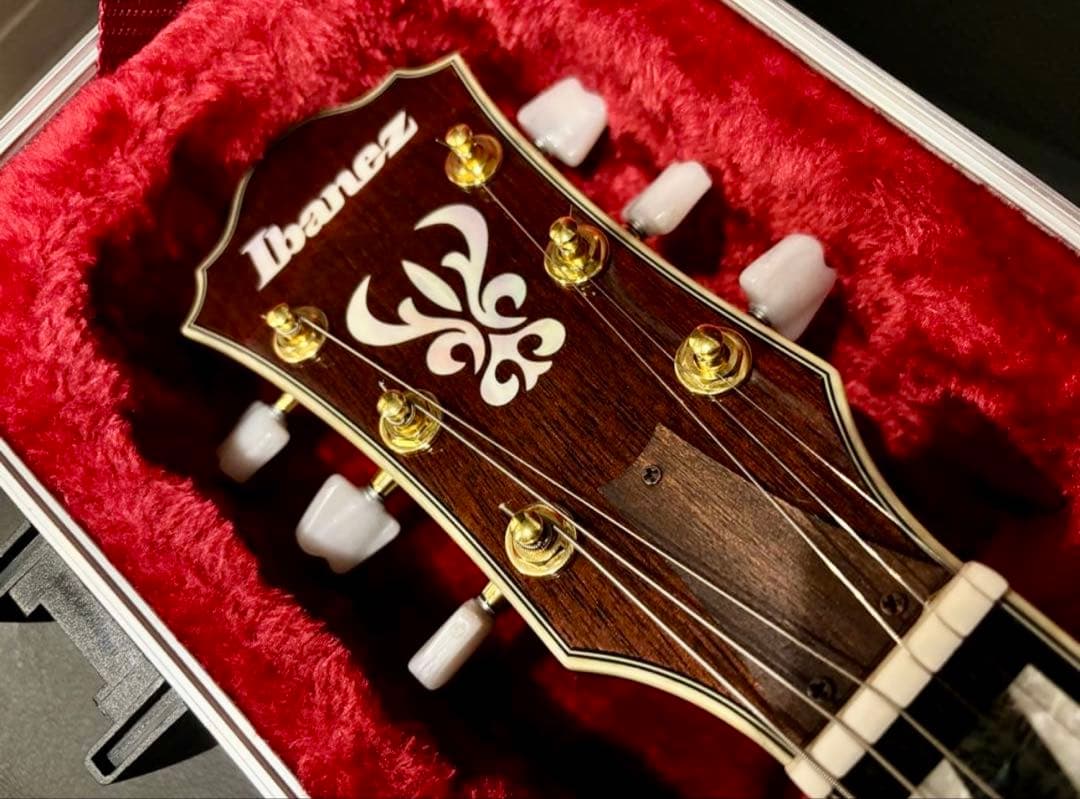 (祝) (正月価格)イバニーズ セミアコ AS113 ビグズビートレモロ