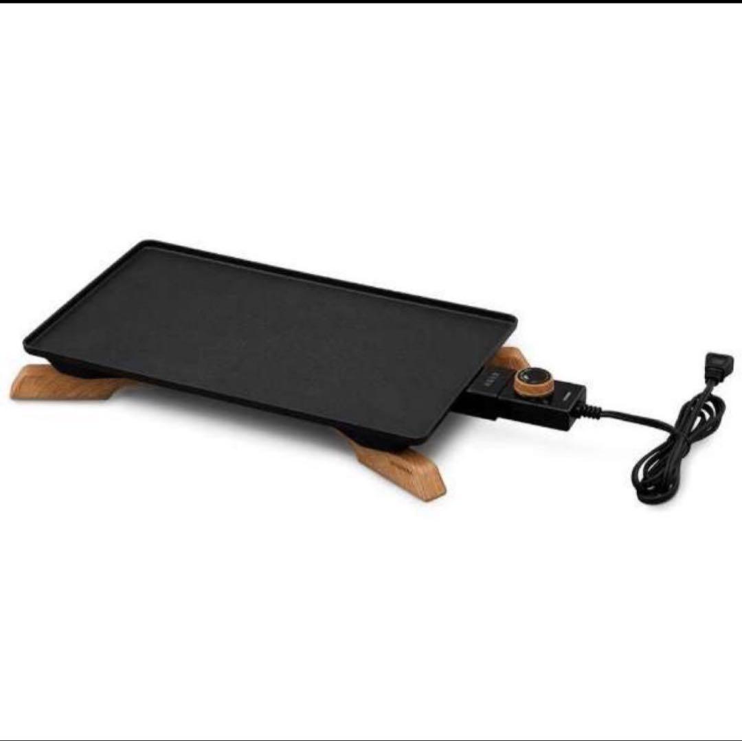 IRIS OHYAMA ホットプレート IHU-A10-B ブラック