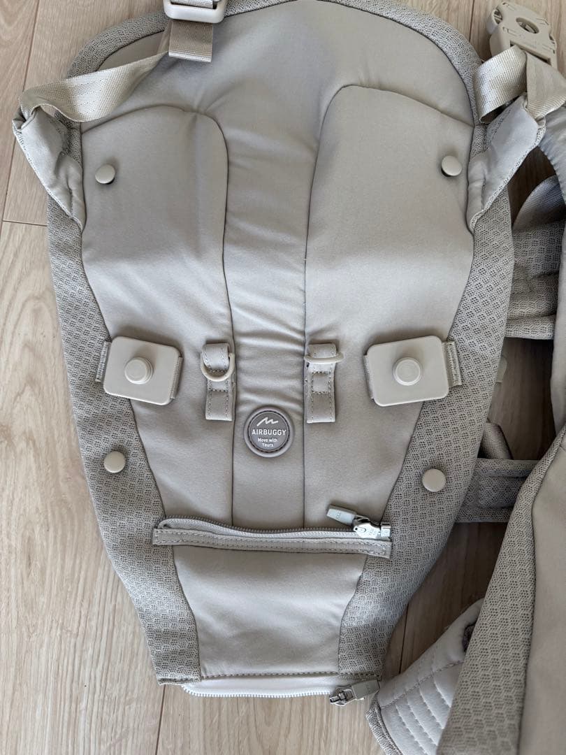 AirBuggy 抱っこ紐 ライトグレー