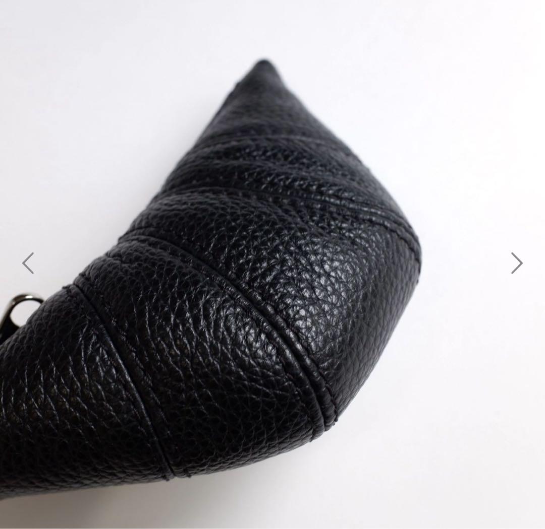 LEMAIRE MINI CROISSANT KEYRING ブラック