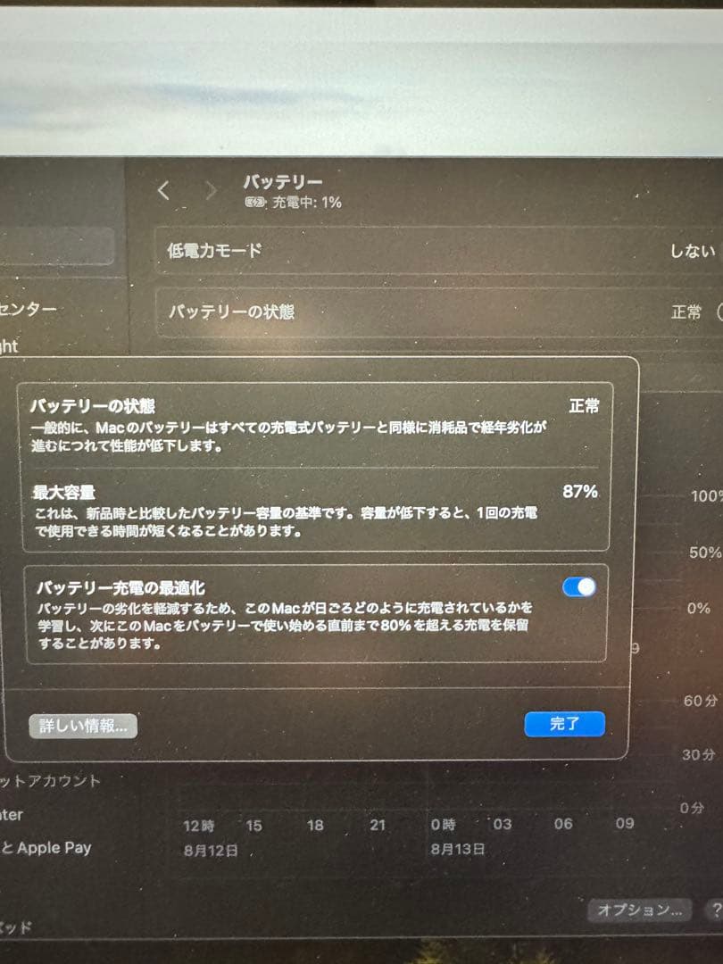 MacBookM1チップ　512GB