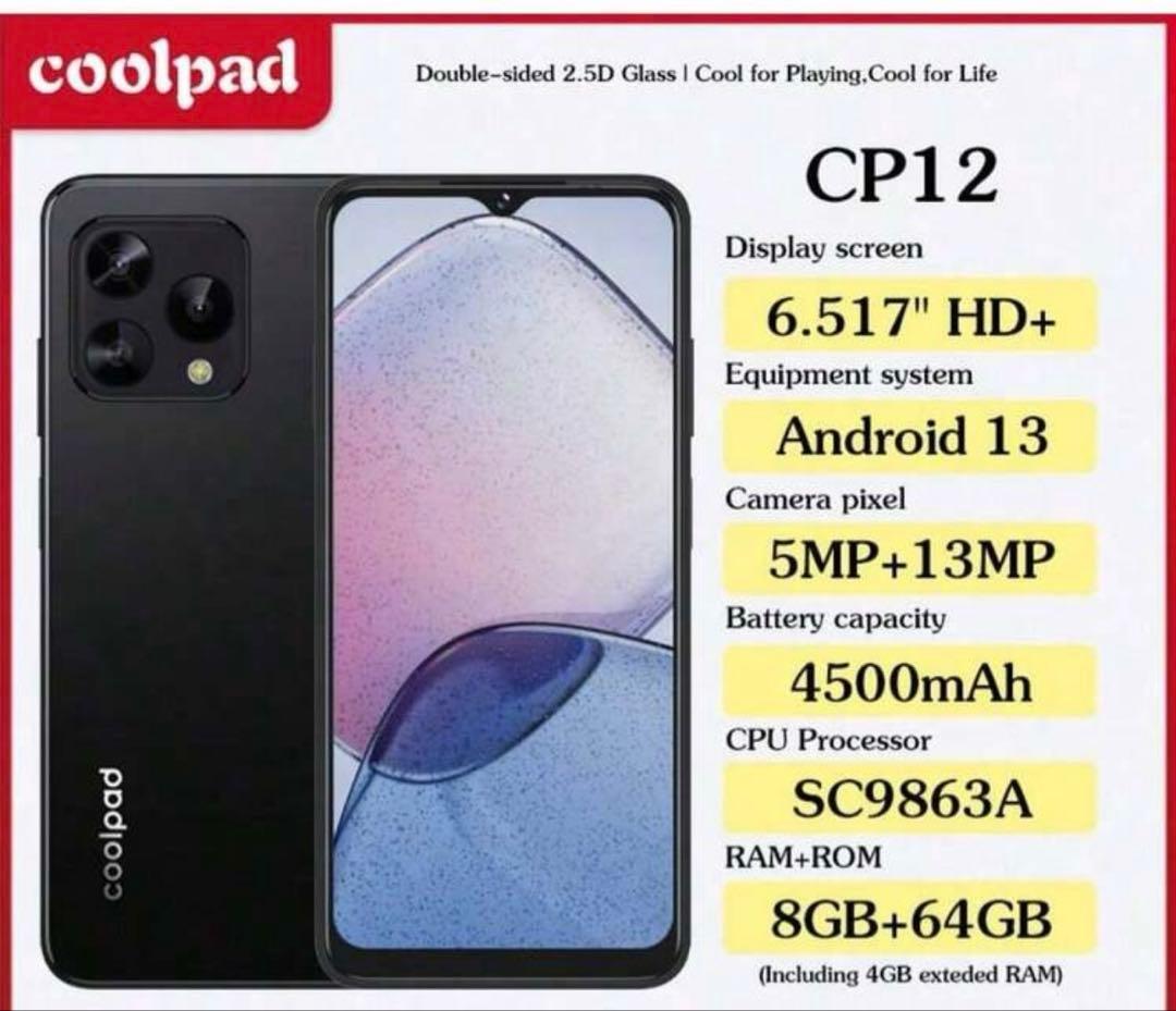 coolpad CP12 スマートフォン 8GB /128GB 新商品未満使い