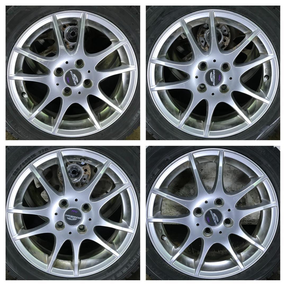 17 DUNLOP WM02 165/60R15 8分目 スタッドレス