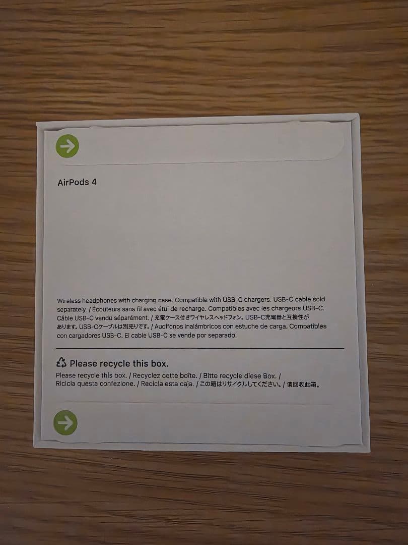 新品未使用　AirPods 4