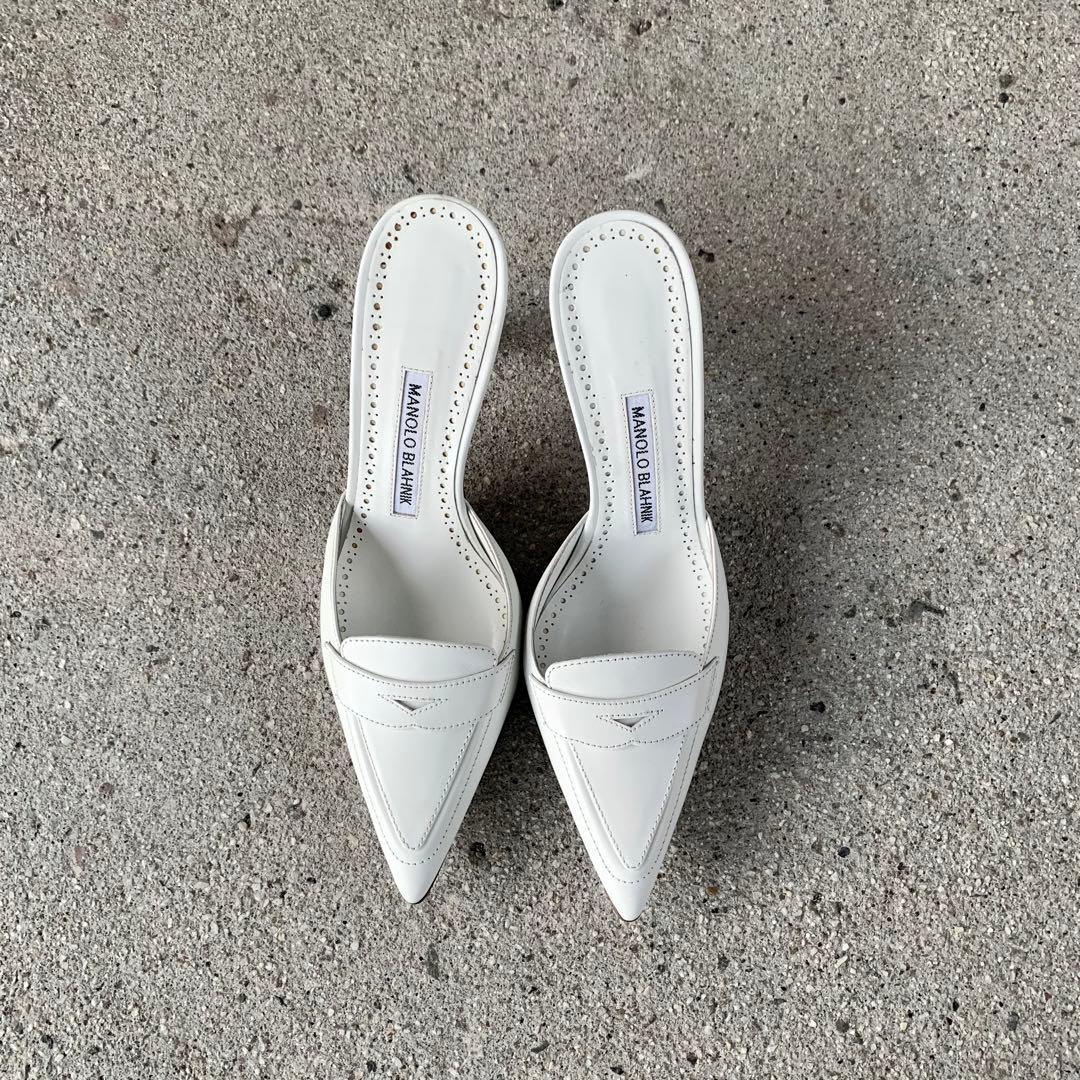 MANOLO BLAHNIK マノロブラニク CARIMU ミュール 定価14万