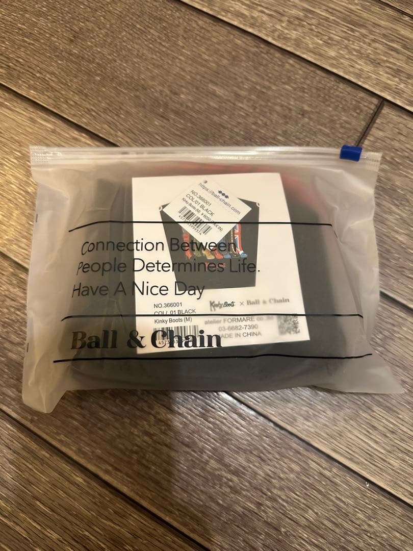 【新品⭐︎未開封】キンキーブーツBall&Chain コラボトートM ブラック