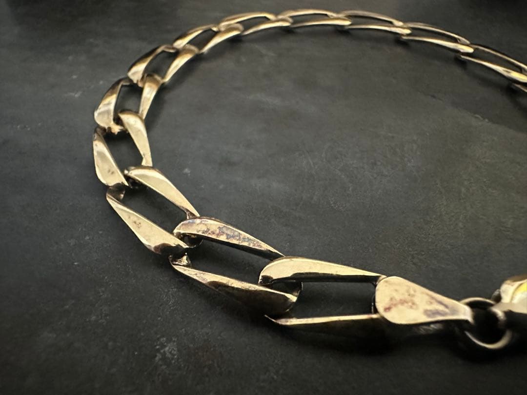 希少　ヴィンテージ　ブレスレット　シルバー　925 アンティーク　ゴールド　喜平