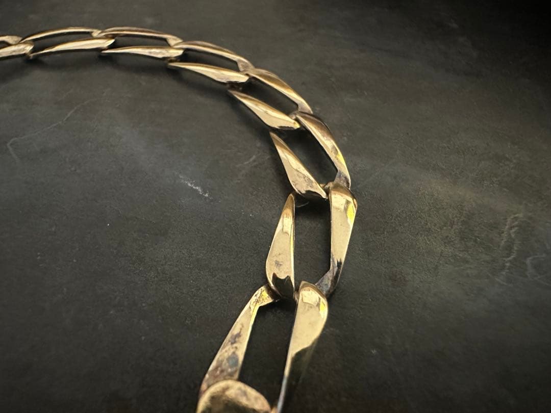 希少　ヴィンテージ　ブレスレット　シルバー　925 アンティーク　ゴールド　喜平