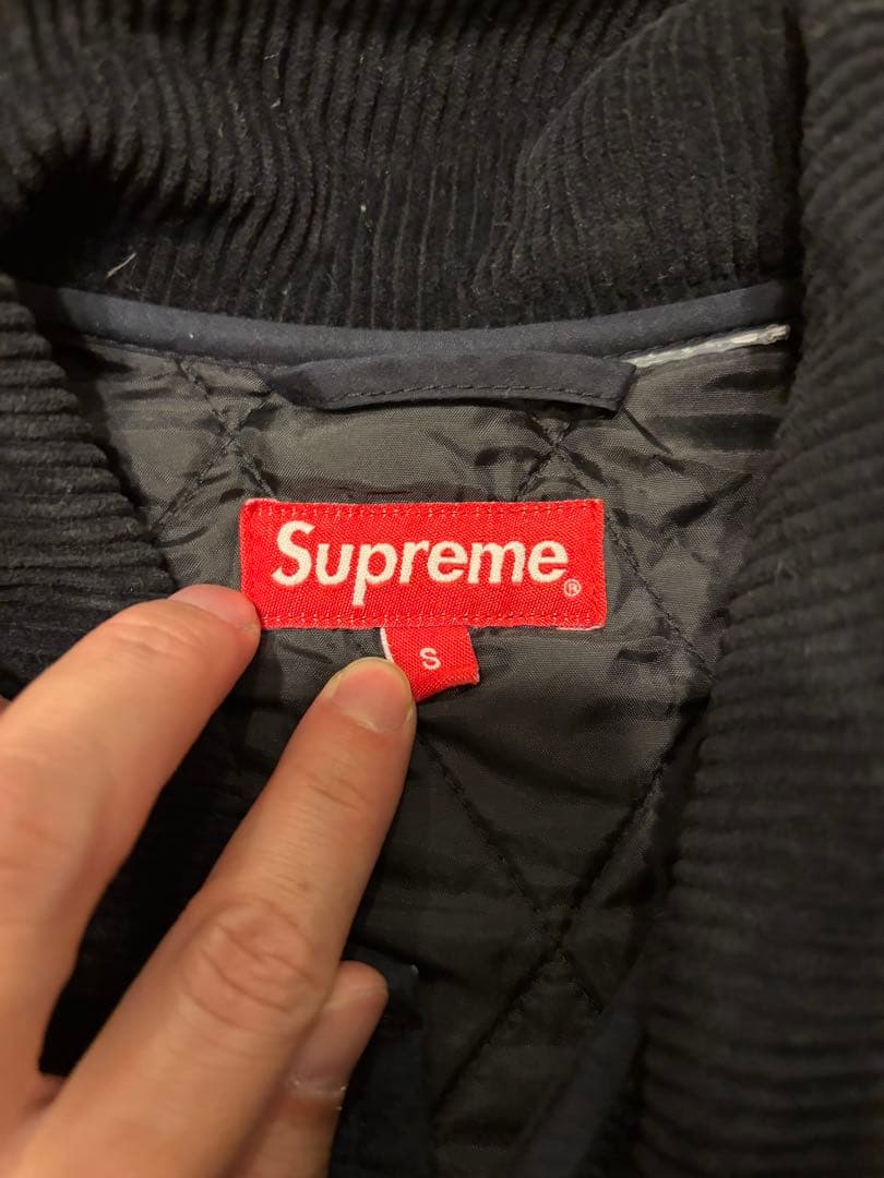 Supreme シュプリーム チェーン柄 キルティングジャケット ブラック