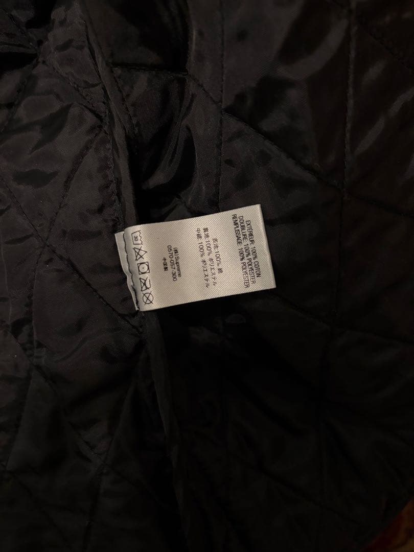 Supreme シュプリーム チェーン柄 キルティングジャケット ブラック