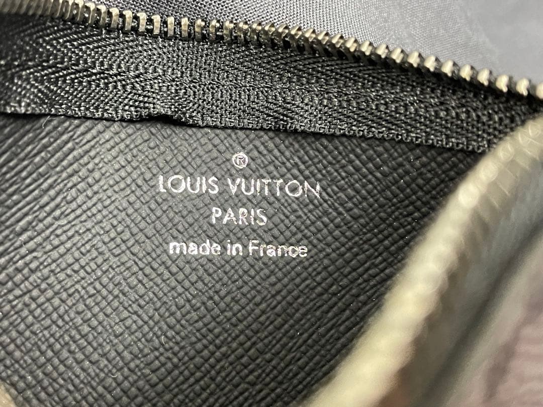 【新品未使用】ヴィトン エクリプス 黒×グレー ポシェット クレ モノグラム