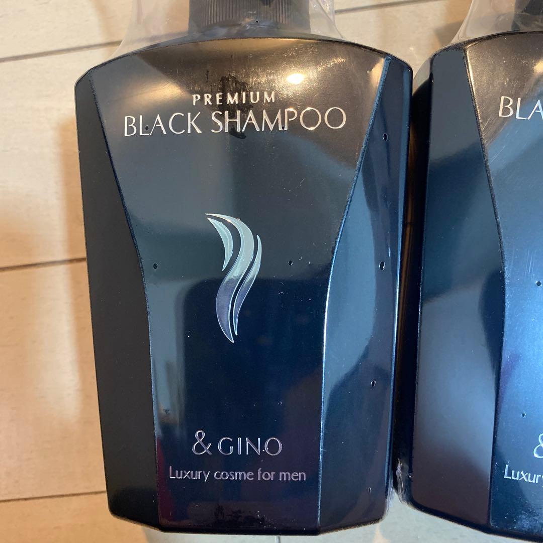 &GINO プレミアムブラックシャンプー 400ml 4本セット